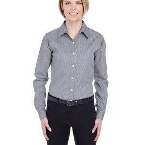 Women's Long Sleeve Button Front Dress Shirt